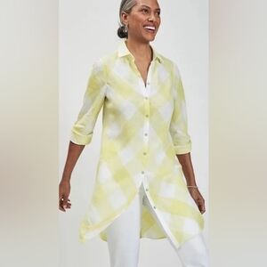 Linen Buttondown Tunic
